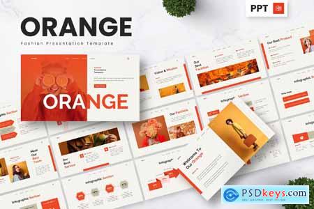 Orange - Fashion Powerpoint Templates