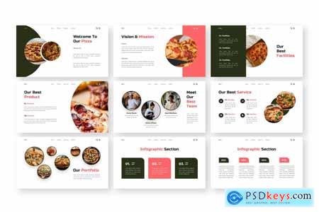 Pizza - Food Powerpoint Templates