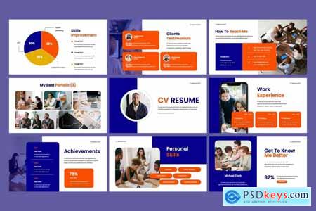 Impactful Curriculum Vitae - Powerpoint Template