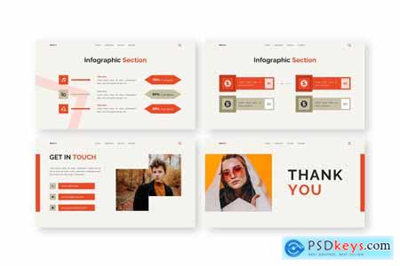 Orange - Fashion Powerpoint Templates