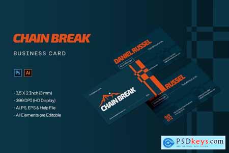 Chain Break - Business Card