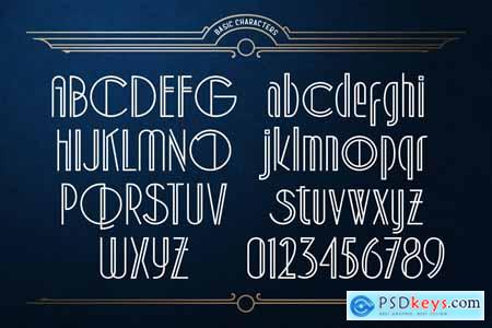 Art Decory Typeface