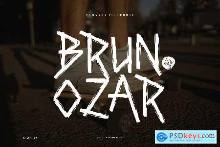 Brunozar - Skate & Punk Font