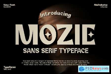 Mozie - Sans Serif Typeface