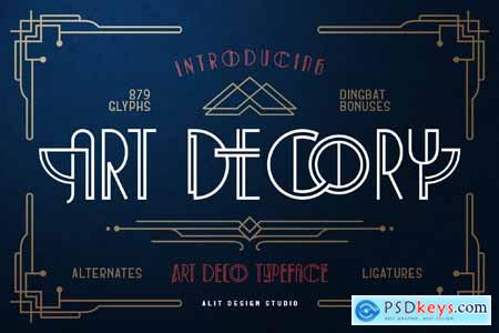 Art Decory Typeface