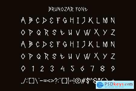 Brunozar - Skate & Punk Font