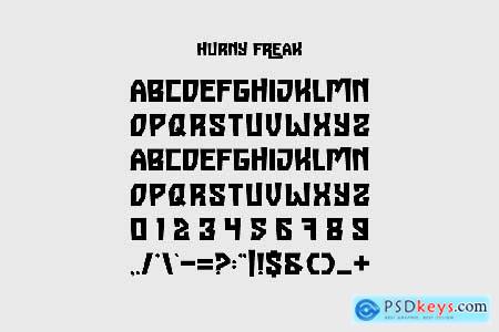 Hurny Freak - Comic & Playful Font