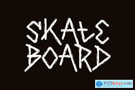 Brunozar - Skate & Punk Font