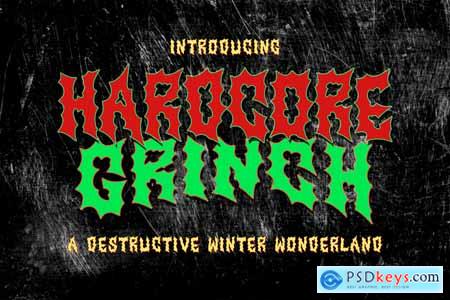 Xmas Crash Metal Horror Graffiti Font