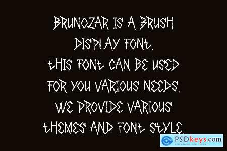 Brunozar - Skate & Punk Font