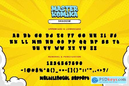 Master Komika - Comic Display Font