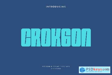 Crokgon - Modern Bold Typeface