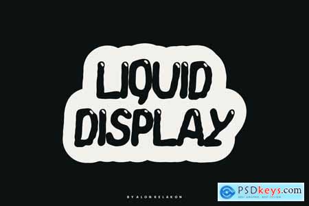 Moxcawa - Liquid Display Font