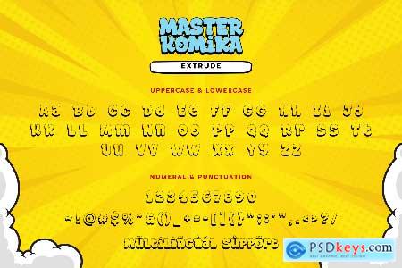 Master Komika - Comic Display Font