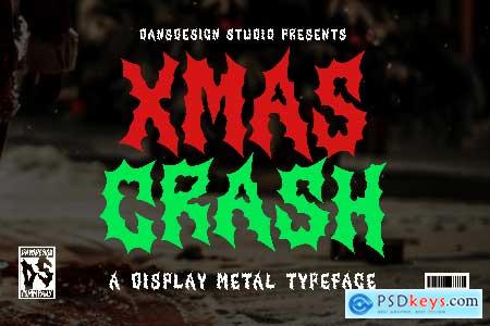 Xmas Crash Metal Horror Graffiti Font