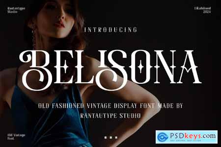 Belisona Old Fashioned Vintage Font