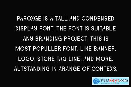 Paroxge - Modern Logo Sans Font