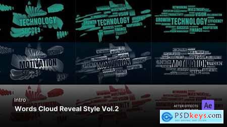Intro Opening - Words Cloud Reveal Style Vol.2 After Effects Project Files 55721904