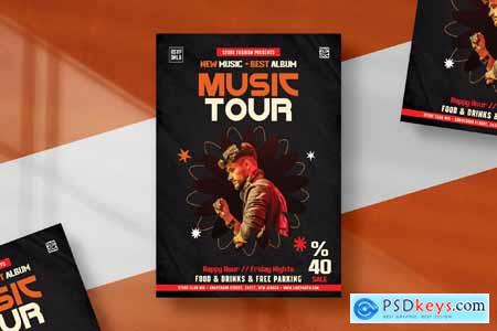 Music Tour Flyer F5WYFQB