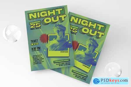 Night Party Flyer HJGR52J