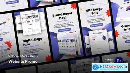 Social Media Reels - Website Promo Premiere Pro Templates 55759067