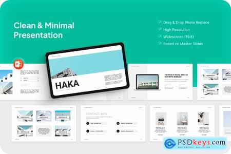 Haca - Clean & Minimal PowerPoint Presentation