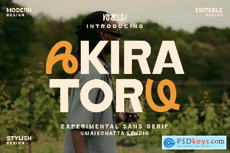 Akira Toru - Sans Serif Display Font