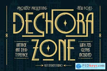 Dechora Zone Typeface