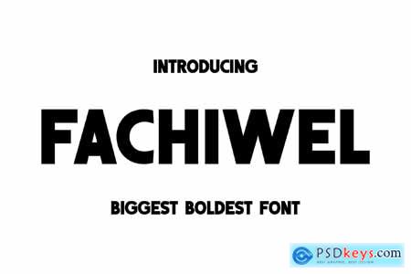 Fachiwel - Strong Bold Font