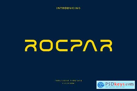 Rocpar - Modern Futuristic Typeface