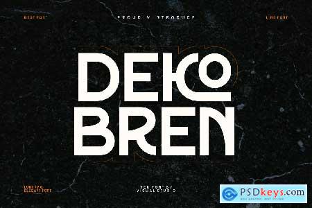 Deko Bren - Modern & Elegant Font