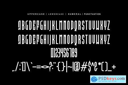 Omasqengrof - Condensed Tall Font