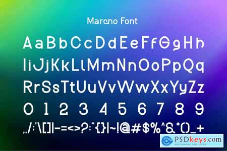 Marcno - Modern & Unique Font