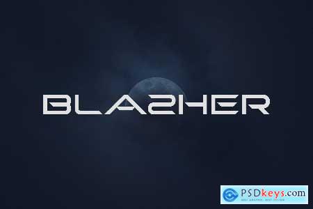 Blazher - Modern Font Typeface