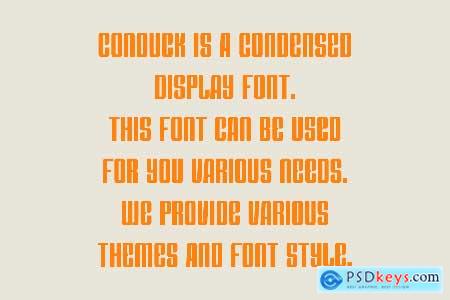 Conduck - Modern Sans Font