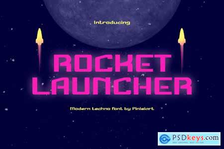 Techno Font - Rocket Launcher