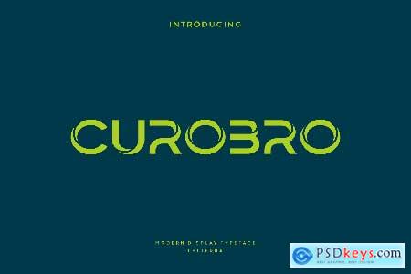 Curobro - Modern Display Typeface