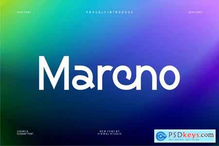 Marcno - Modern & Unique Font