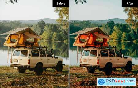 6 Summer Camp Lightroom and Photoshop Presets