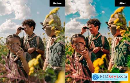 6 Summer Camp Lightroom and Photoshop Presets