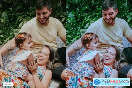 12 Family Children Lightroom Presets