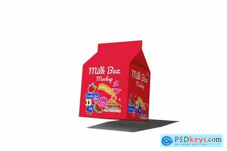 Milk Box Mockup 001