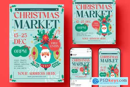 Christmas Market Flyer NPC239A