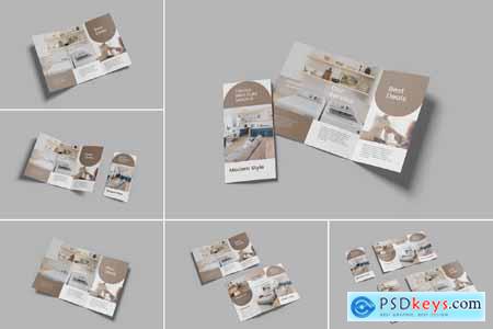 Trifold Brochure Mockup