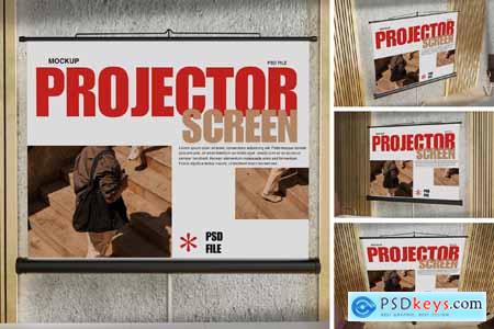 Projector Screen Mockup