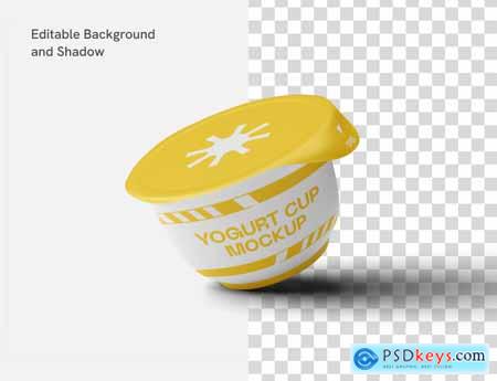 Yogurt Cup Mockup