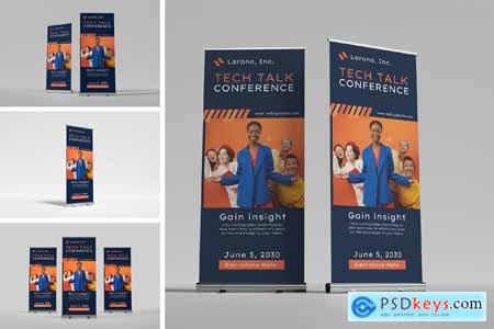 Roll up banner mockups