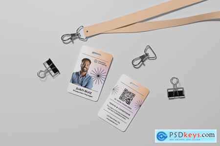 ID Card Strap Design ver.2 - Mockup