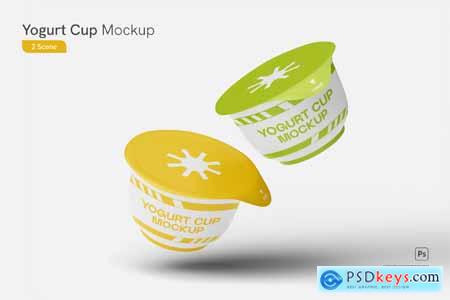 Yogurt Cup Mockup