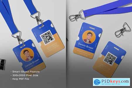 ID Card Strap Design ver.2 - Mockup